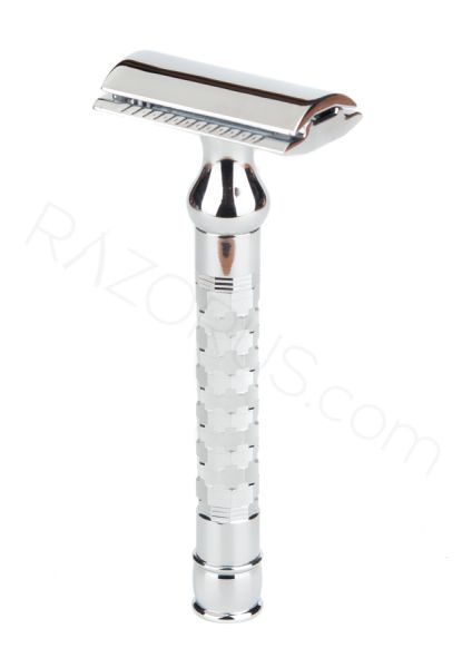 Pearl Shaving SHD-24 Closed Comb Safety Razor, Chrome
