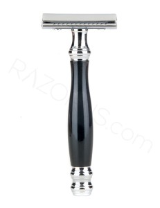 Pearl Shaving SHD-33 Closed Comb Safety Razor, Black - Thumbnail
