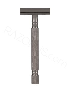 Pearl Shaving SS-01 Closed Comb Safety Razor, Graphite - Thumbnail