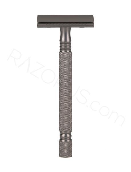 Pearl Shaving SS-01 Closed Comb Safety Razor, Graphite