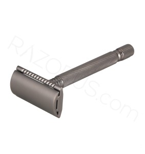 Pearl Shaving SS-01 Closed Comb Safety Razor, Graphite - Thumbnail