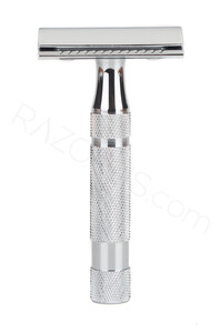 Pearl Shaving SSH-05 Closed Comb Safety Razor, Chrome - Thumbnail