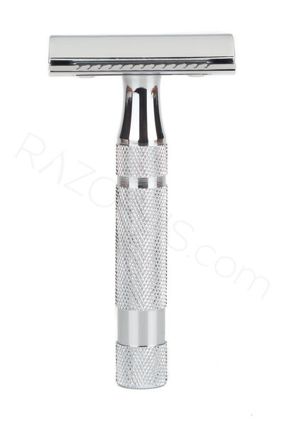 Pearl Shaving SSH-05 Closed Comb Safety Razor, Chrome