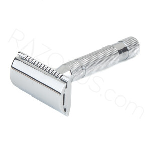 Pearl Shaving SSH-05 Closed Comb Safety Razor, Chrome - Thumbnail