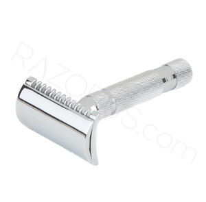 Pearl Shaving SSH-05 Open Comb Safety Razor, Chrome - Thumbnail