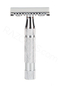 Pearl Shaving SSH-05 Open Comb Safety Razor, Chrome - Thumbnail