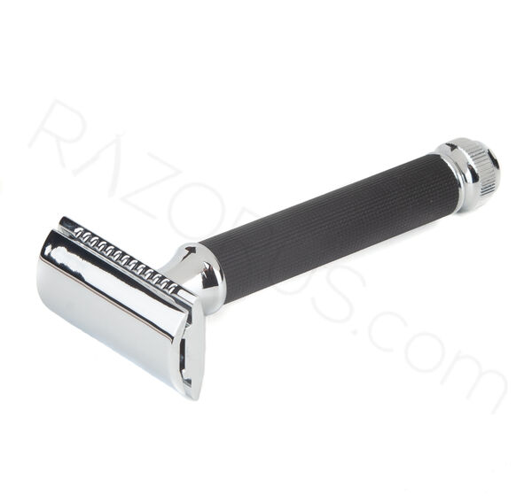 Pearl Shaving T-121 Safety Razor, Black
