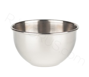 Pearl Stainless Steel Shaving Bowl - Thumbnail