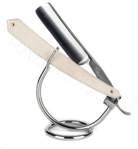 Pradat-Brun Straight Razor, Bone - Thumbnail