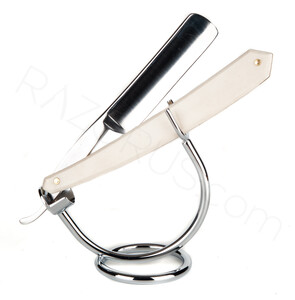 Pradat-Brun Straight Razor, Bone - Thumbnail