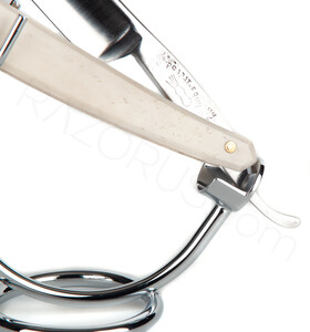 Pradat-Brun Straight Razor, Bone - Thumbnail