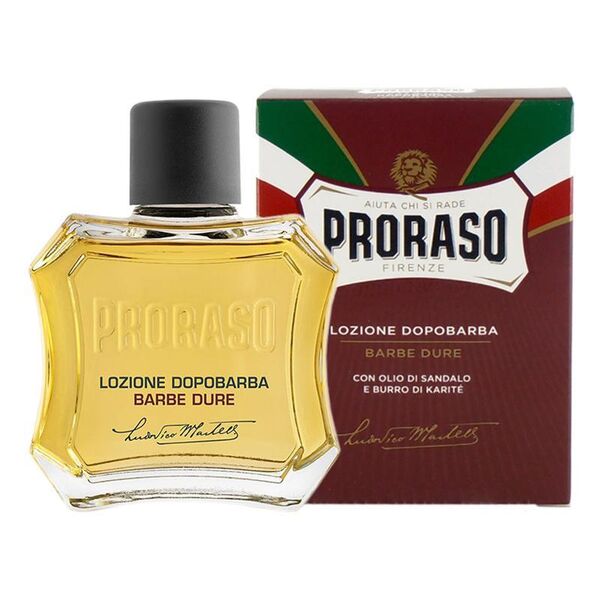 Proraso Aftershave Lotion with Sandalwood & Shea Butter, 100ml