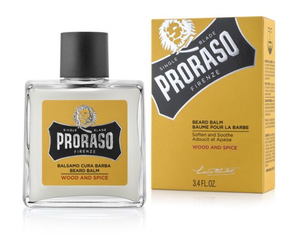 Proraso Beard Balm, Wood & Spice 100ml