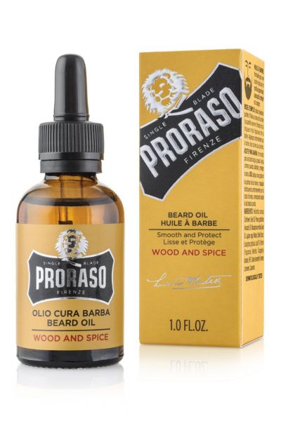 Proraso Beard Oil, Wood & Spice 30ml