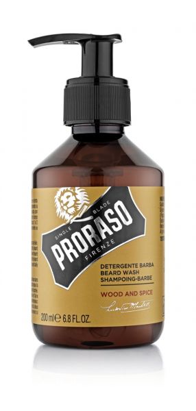 Proraso Beard Shampoo, Wood & Spice 200ml