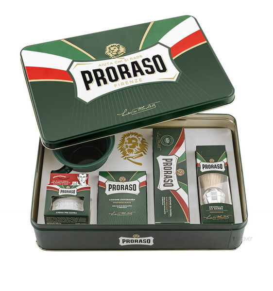 Proraso Classic Full Shaving Set Metal Box