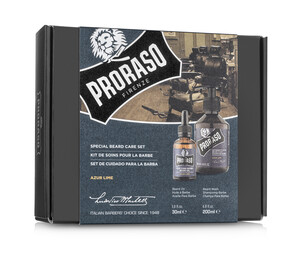 Proraso Duo Gift Pack, Azur & Lime, Beard Wash & Oil - Thumbnail