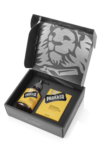 Proraso Duo Gift Pack, Wood & Spice, Beard Wash & Balm