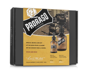 Proraso Duo Gift Pack, Wood & Spice, Beard Wash & Oil - Thumbnail