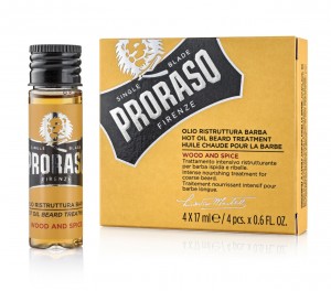 Proraso - Proraso Hot Oil Beard Treatment, Wood & Spice 4x17ml