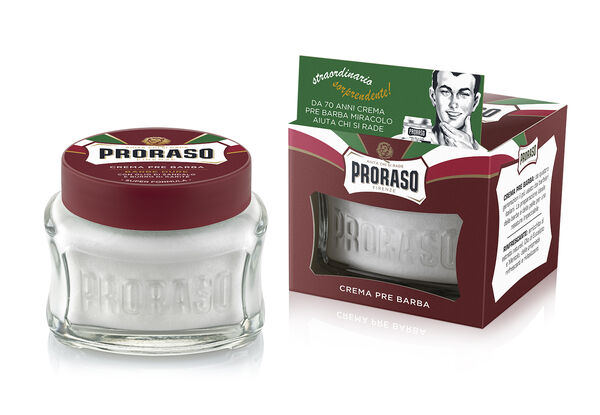 Proraso Pre-Shave Cream with Sandalwood & Shea Butter, 100ml