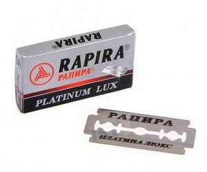 Rapira Platinum Lux Razor Blades, 100pcs - Thumbnail