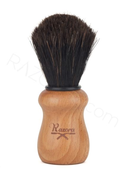 Razora Black Horse Hair Shaving Brush