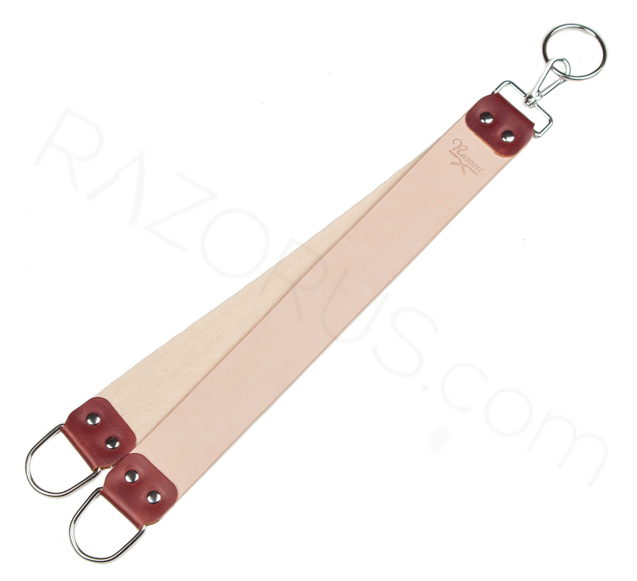 Dovo Luxury Cowhide Leather and Canvas Straight Razor Strop - Portuguese  Factory