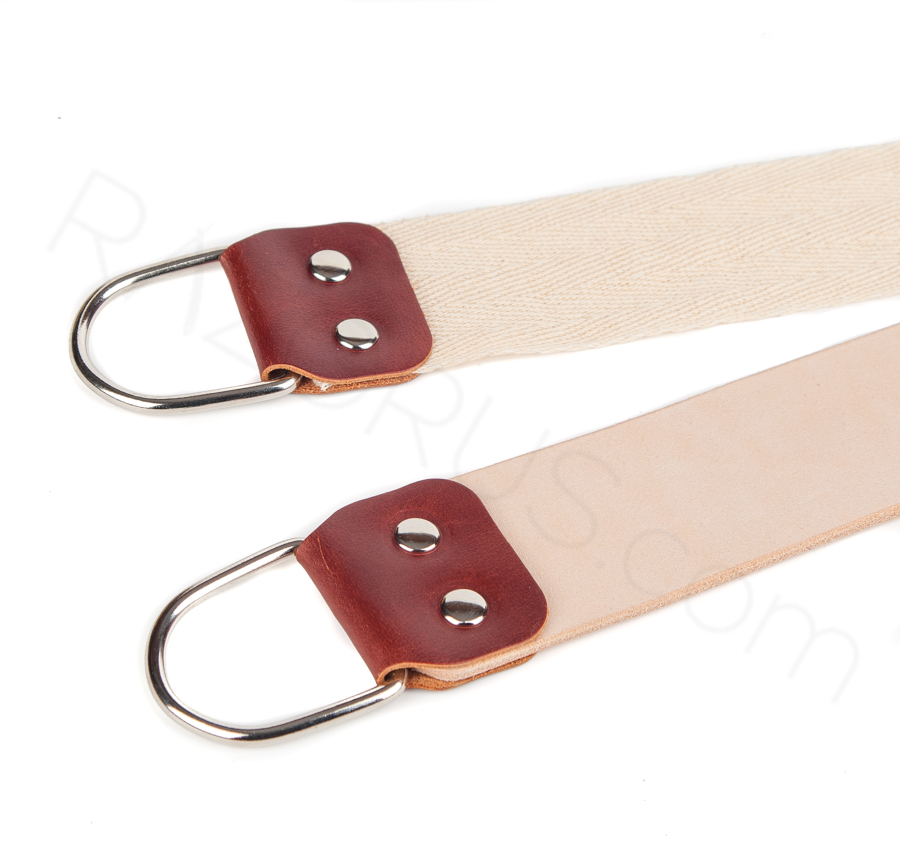 Dovo Luxury Cowhide Leather and Canvas Straight Razor Strop - Portuguese  Factory
