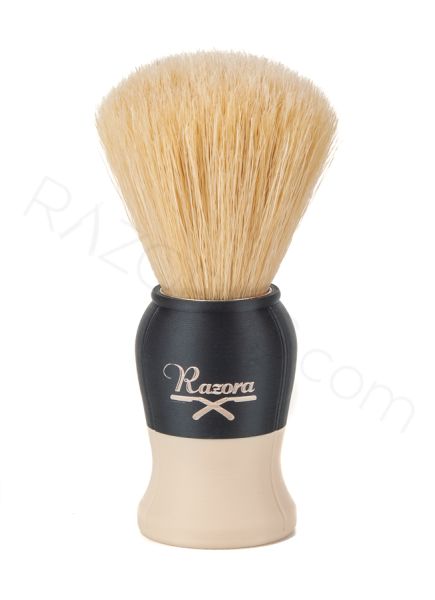 Razora Synthetic & Boar Shaving Brush, Black
