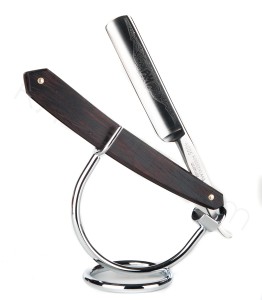 Robert Klaas 4665 Straight Razor, Wenge Wood - Thumbnail