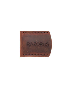 Safety Razor Head Leather Sheath - Thumbnail