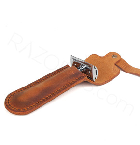 Safety Razor Leather Sheath - Thumbnail