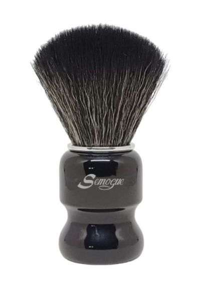 Semogue Torga-C5 Onyx Sentetik Tıraş Fırçası, Jet Black