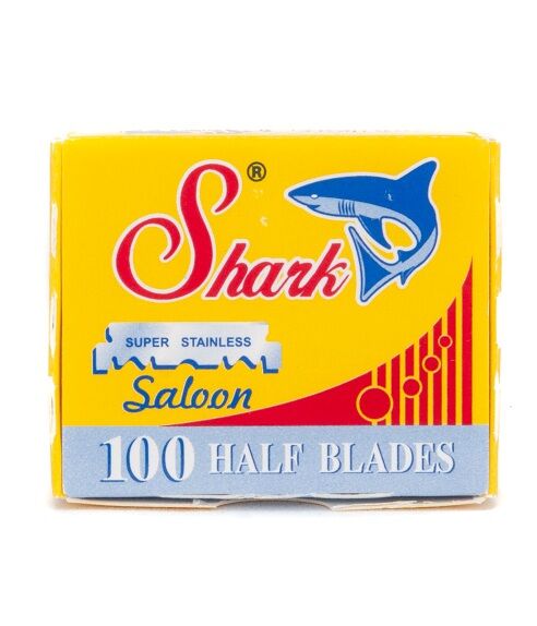 Shark Super Stainless Shavette Razor Blades, 100pcs