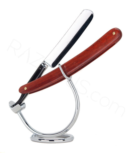 Solingen Straight Razor, Padauk Wood