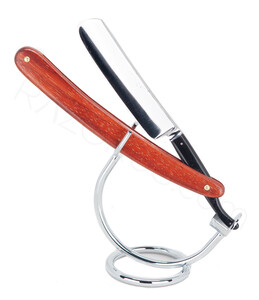 Solingen Straight Razor, Padauk Wood - Thumbnail