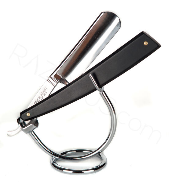 Sportsman 720/1 Straight Razor, Ebony Wood