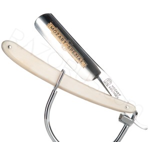 Steinbruck & Drucks Mozart Spezial Straight Razor, Bone - Thumbnail