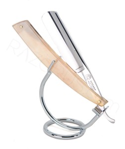 Steinbruck & Drucks Mozart Straight Razor, Horn - Thumbnail