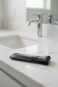 Straight Razor Sheath, Black, Synthetic - Thumbnail