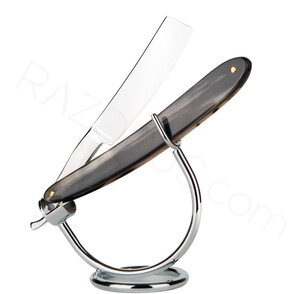 The Old English Razor Straight Razor, Horn - Thumbnail