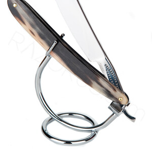 The Old English Razor Straight Razor, Horn - Thumbnail