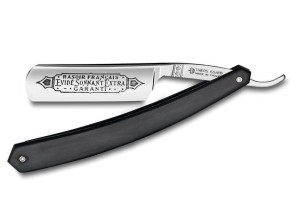 Thiers Issard - Thiers Issard 1196 Evide Sonnant Extra Straight Razor, Black Horn