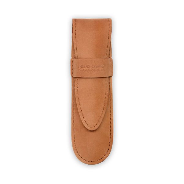 Thiers Issard Straight Razor Leather Wallet, Brown