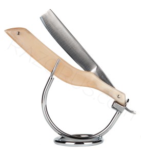 Thomas Radley Cadman & Sons Bengall Straight Razor, Ram’s Horn - Thumbnail