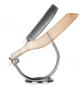 Thomas Radley Cadman & Sons Bengall Straight Razor, Ram’s Horn - Thumbnail