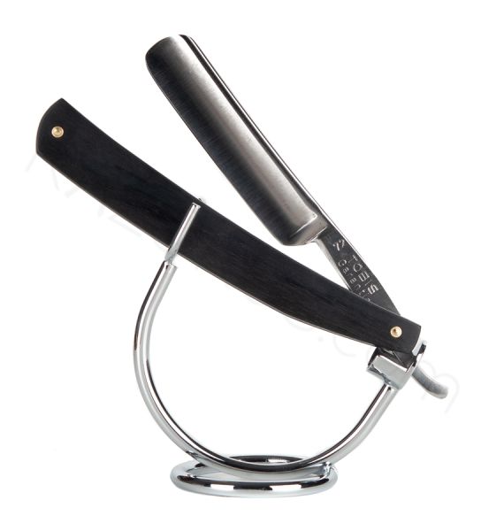 Tobis No:72 Straight Razor, Ebony Wood