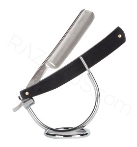 Tobis No:72 Straight Razor, Ebony Wood - Thumbnail