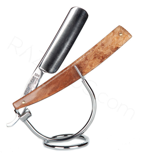 Tuckmantel & Martin Tuckmar 196 Straight Razor, Arbutus Burlwood